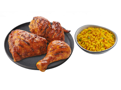 Hot Box 3 Piece
& Rice